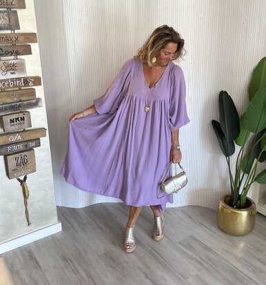 Zenna jurk lila