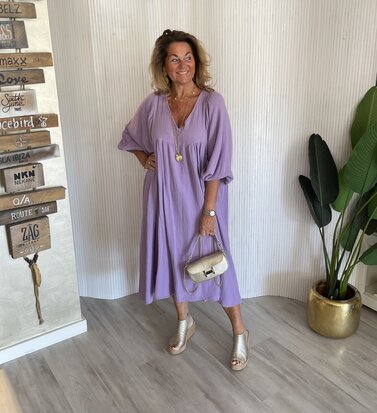 Zenna jurk lila
