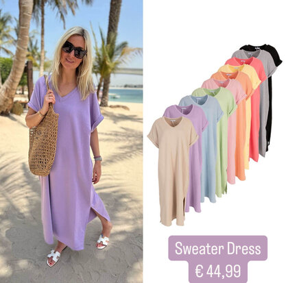 Azzurro Nieke jurk peach