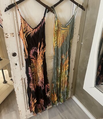 Diana jurk palm army