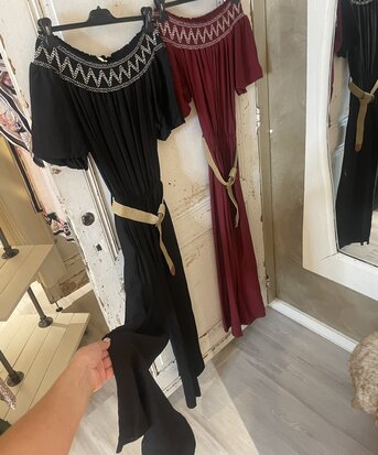 Dora jumpsuit zwart