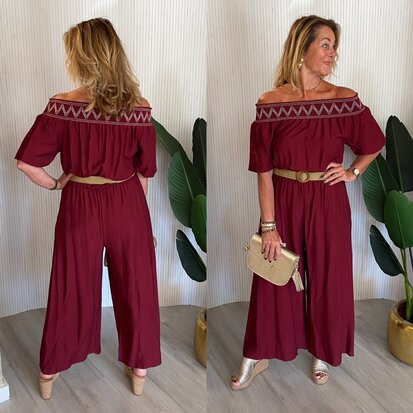Dora jumpsuit bordeaux