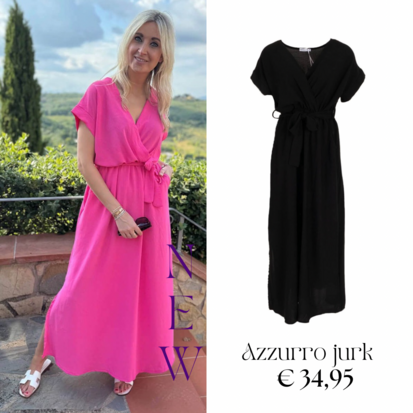 Azzurro Noami jurk zwart