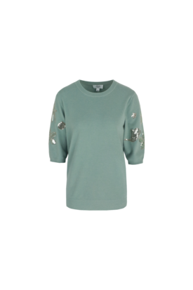 C&S Mylo sweater jade green