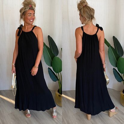 Sanne strik dress zwart