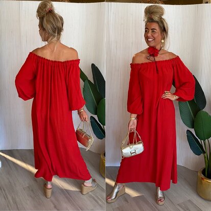 Melanie dress rood