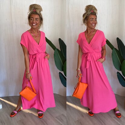 Azzurro Noami jurk roze