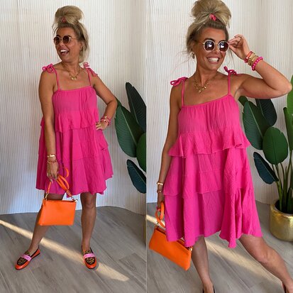 Dzanella Dress fuschia