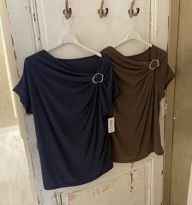 Alida top bruin