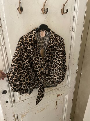 Amy blouse - leopard