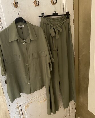 Naomi blouse -  army