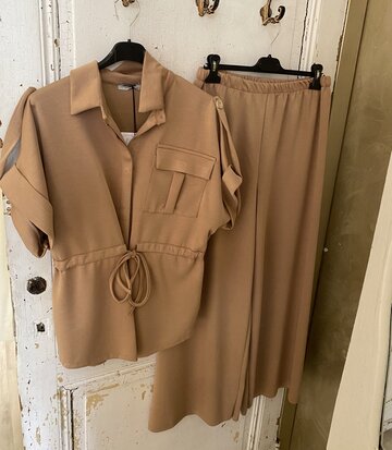mirjam comfy set - licht bruin 