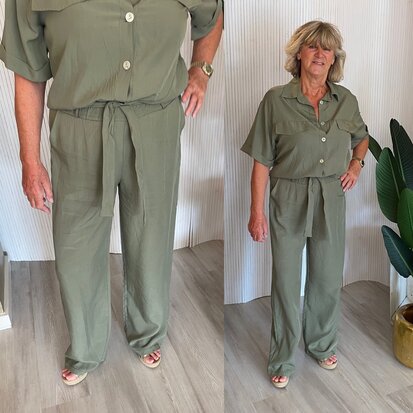 Naomi broek - army 