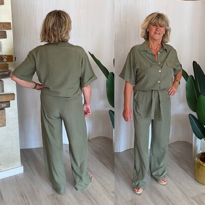 Naomi blouse -  army