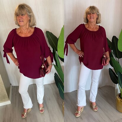 Britt tuniek - bordeaux