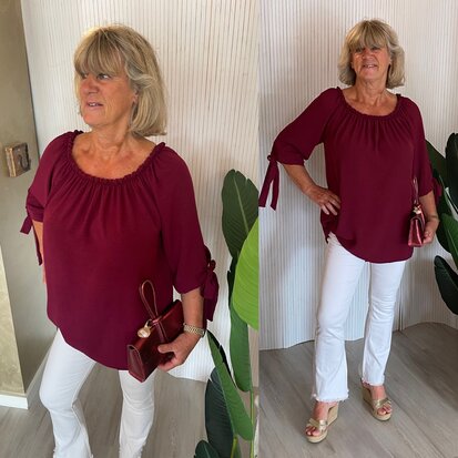 Britt tuniek - bordeaux