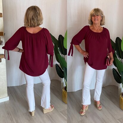 Britt tuniek - bordeaux
