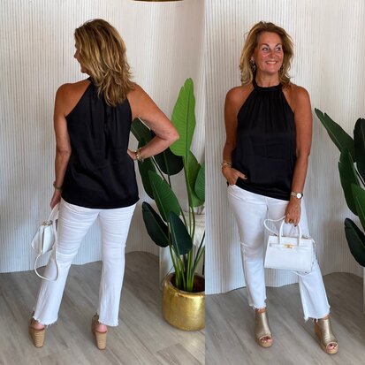 mila Classic top zwart 