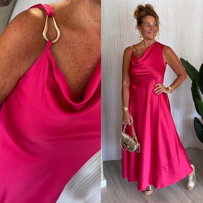 Glam jurk- roze