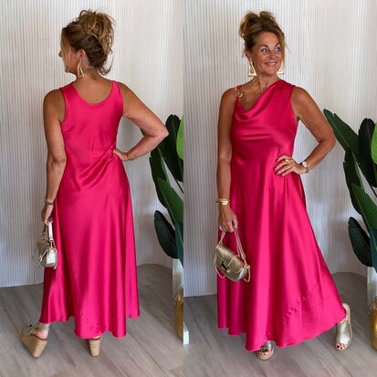 Glam jurk- roze