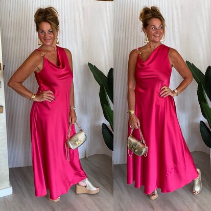 Glam jurk- roze