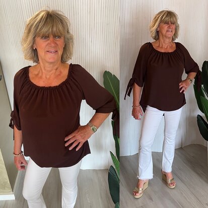 Britt tuniek-  donker bruin