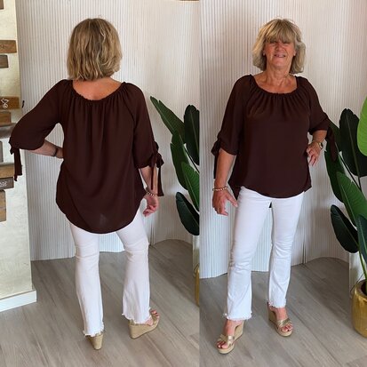 Britt tuniek-  donker bruin