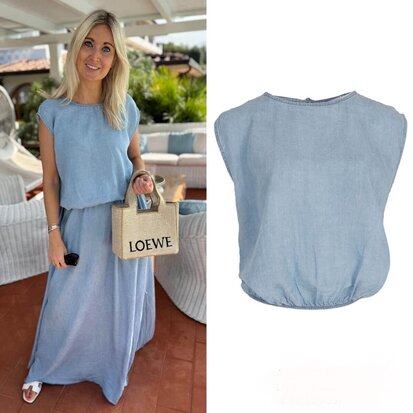 Azzurro top denim