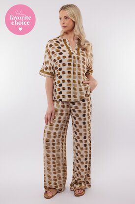C&S Zafra pants sand/mustard olive