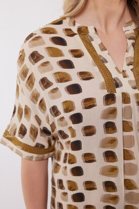 C&S Ibiza top sand/mustard olive