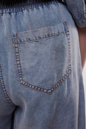 C&S Levanto shorts denim mid blue