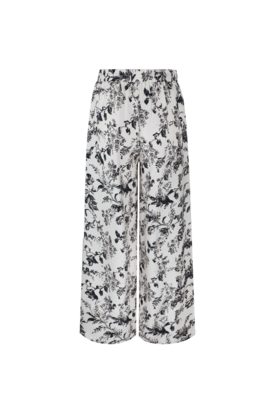 C&S Malta pants ecru/black
