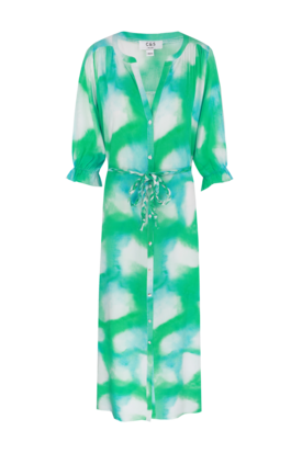 C&S Amalfi dress pool blue/color mix