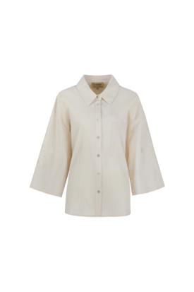 G Maxx Isaline blouse wood ash
