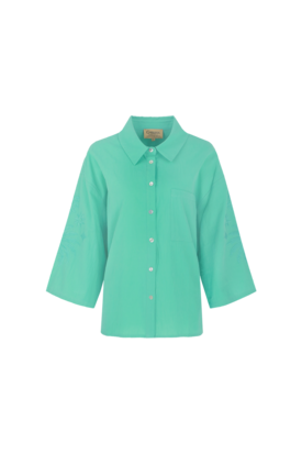 G Maxx Isaline blouse pool blue
