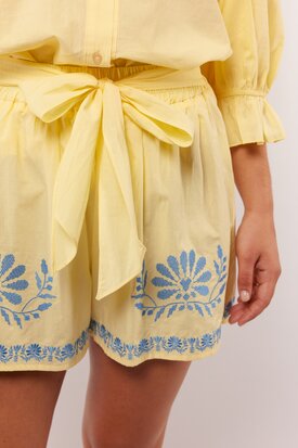 Fluresk Saine shorts sunbeam yellow/persian jewel