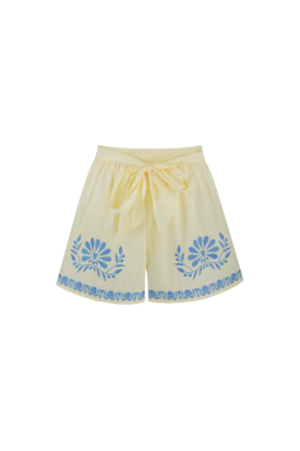 Fluresk Saine shorts sunbeam yellow/persian jewel