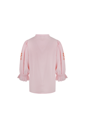 Fluresk Marlowe blouse piggy pink/pumpkin