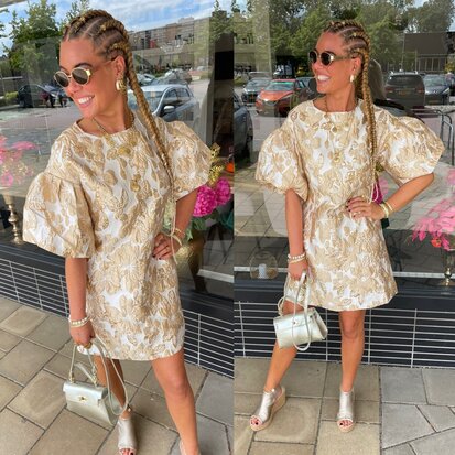 Fluresk Meave dress offwhite