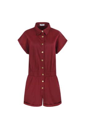 Fluresk Hanna playsuit deep purple
