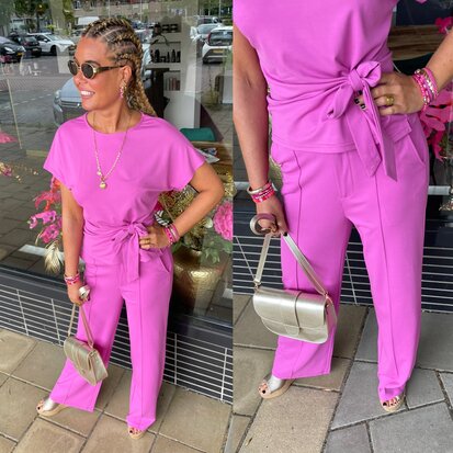 C&S Palencia pants  super pink