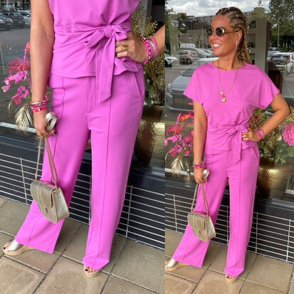 C&S Palencia pants  super pink