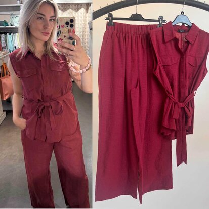 Tara comfy set bordeaux