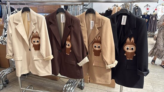 Lala oversized blazer bruin