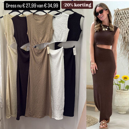 Celin dress camel