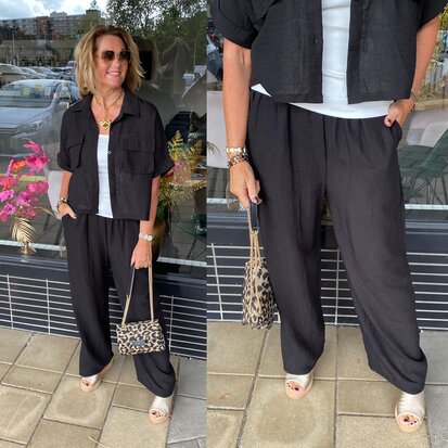 Carola comfy set zwart