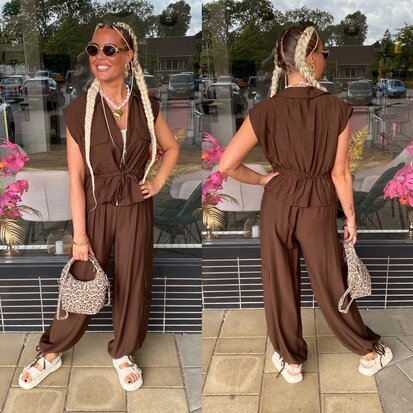 Christina comfy set bruin