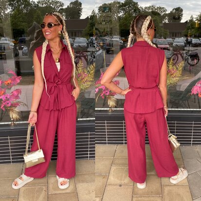 Tara comfy set bordeaux