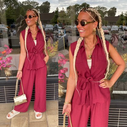 Tara comfy set bordeaux