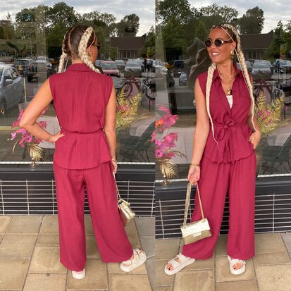 Tara comfy set bordeaux